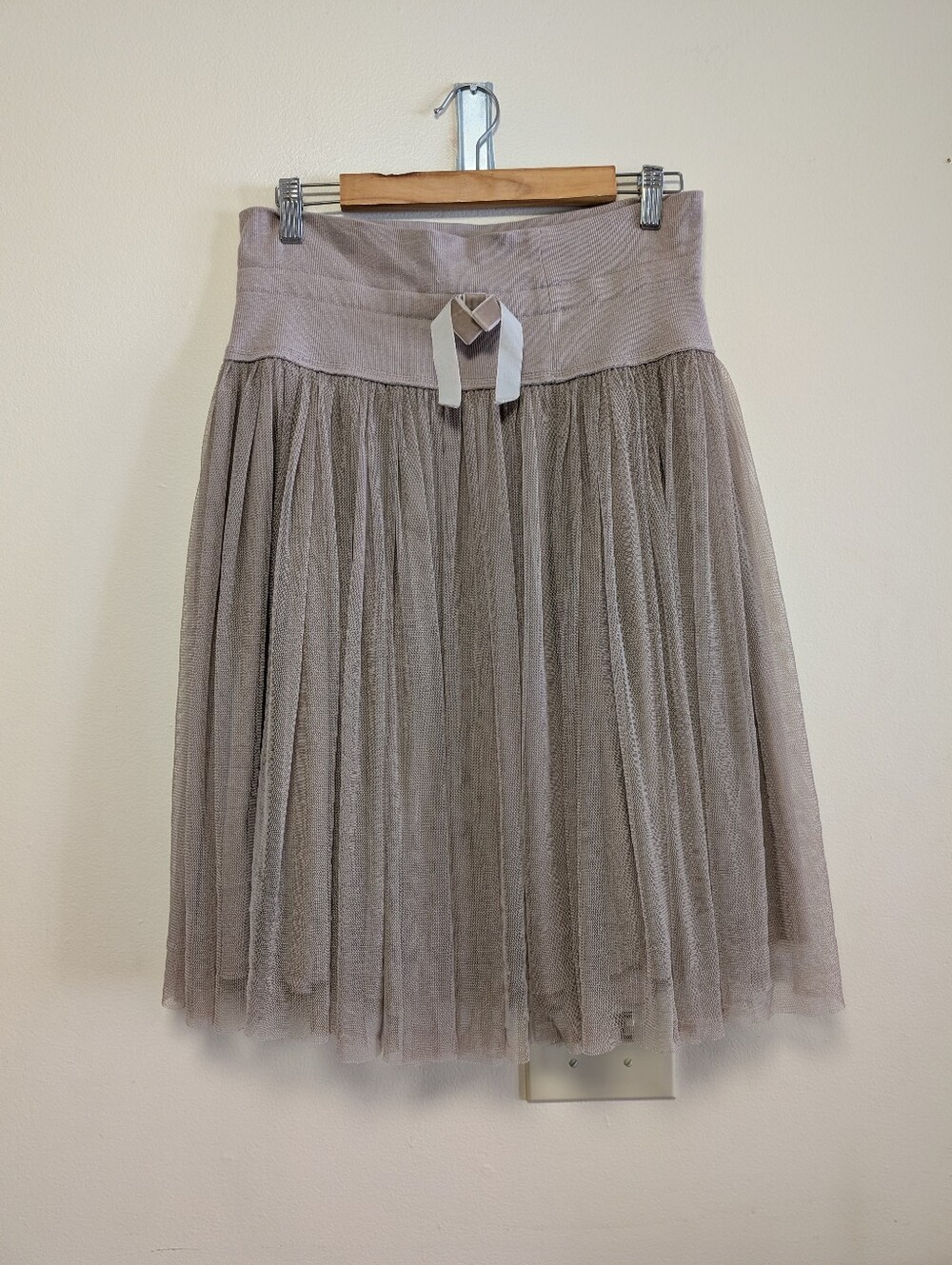 Tommy Jeans Mauve Tulle Midi Skirt Size M Balletcore Y2K Fairy Grunge